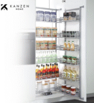 KHC-300SSW Kanzen Home Modular Cabinet - Ladder Type 6 Layers